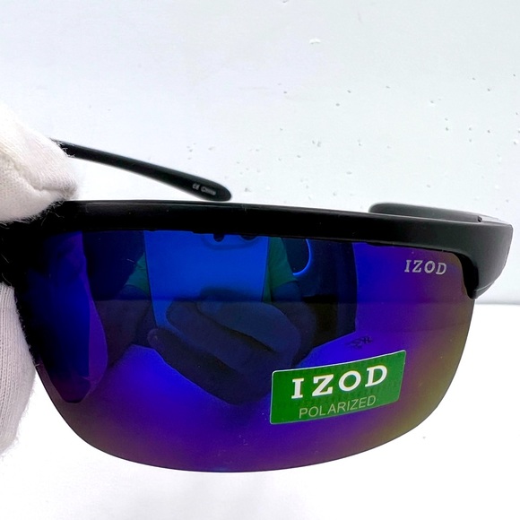 IZOD POLARIZED, MIRROR LENSES, POLARIZED, 100%UV PROTECTION, WRAP AROUND GLASSES - Picture 5 of 15